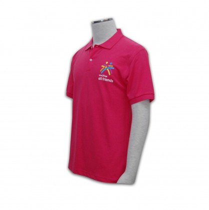 pink polo shirts