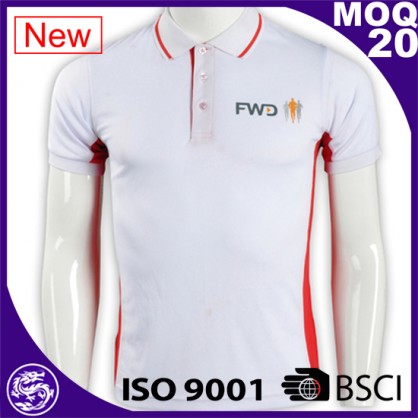 Dragoa Uniform Nylon spandex sport dry fit polo shirt custom running golf men t shirts