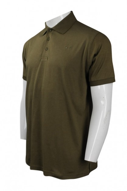 Custom-made Brown Polo Shirt
