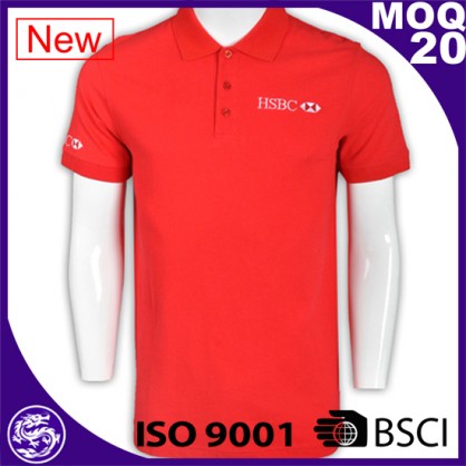 OEM Factory New Design Men Custom Sports Dry Fit POLO T Shirt Yellow