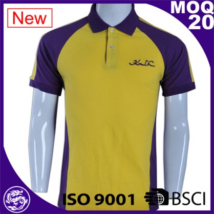 high quality ribbed collar cheap custom branded mens polo shirts