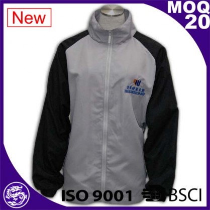 Polyester and nylon outerwear clothing coat