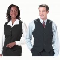 Slim fit hotel front desk uniforms