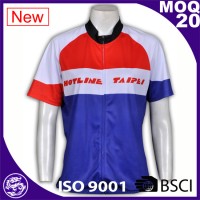 Pabrik FAMA 100% Polyester Brushed Cycling Jersey