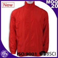 Red Nylon Waterproof Women Overcoat