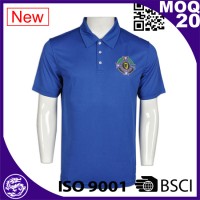 Hot ! new design breathable uniform polo shirts with golo