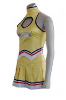 Kostum Cheerleader Kuning Custom