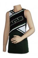 Customized Black Cheerleader Outfit
