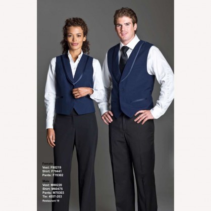 Hotel Satin Uniform Vest 