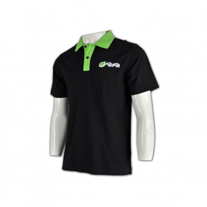 polo shirt black
