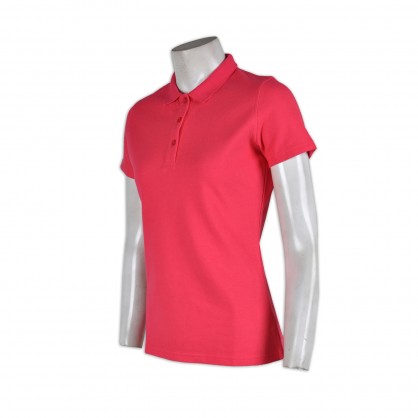 pink polo shirts women