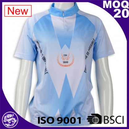 Hot sales new design sublimation newest cheap custom cycling uniform