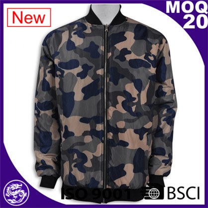 Pria kustom jaket bomber universitas outdoor
