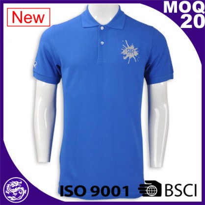 BSCI China factory sports wear polo shirts with company embroidery logo