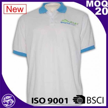 custom the 2017 new style high neck polo shirts for men