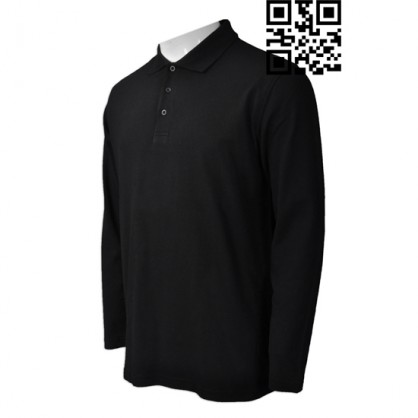 Custom Mens Long Sleeve Polo Shirts Sale