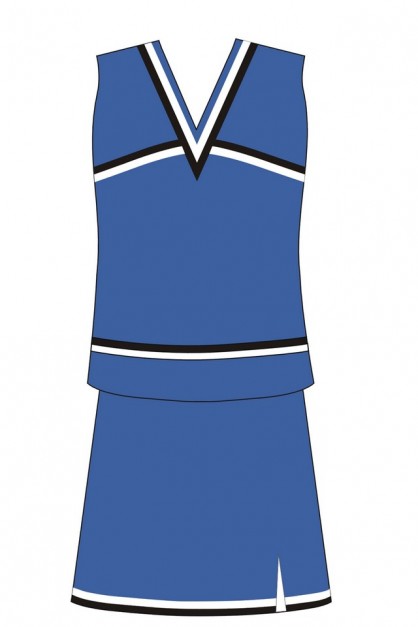 Custom Navy Cheer Uniforms