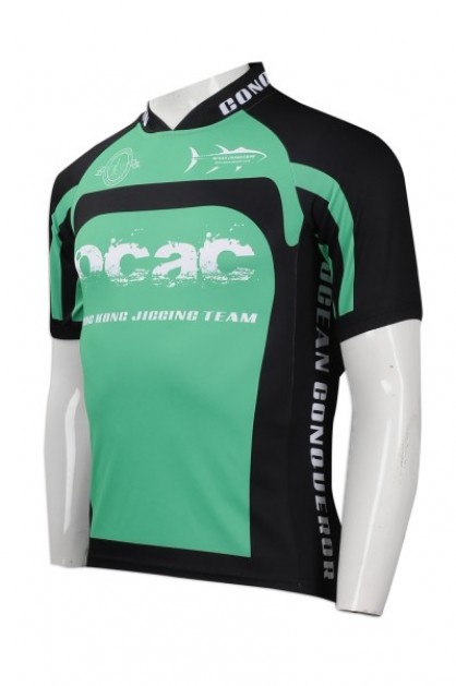OEM Green and Black Cycling Jersey