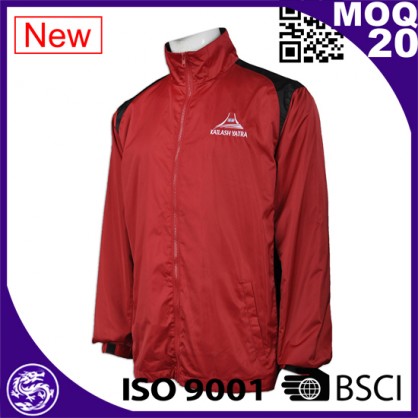 audited factories safety running red softshell jacket