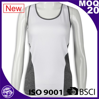 women dri-fit  Polyester sports tank tops long vest