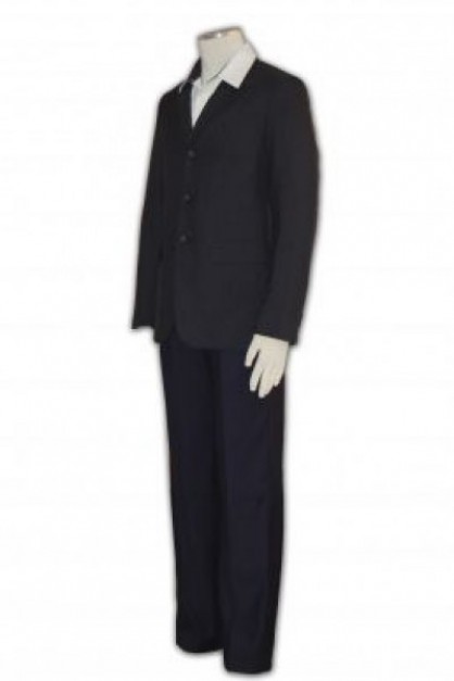 Personalized Black Suit for Men