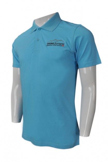 Customize Light Blue Polo Shirt